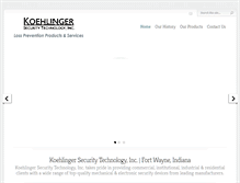 Tablet Screenshot of koehlingerlock.com
